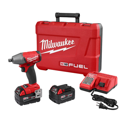 Milwaukee 2755-22 M18 Fuel 1/2" Compact Impact Wrench w/ Pin Detent Kit