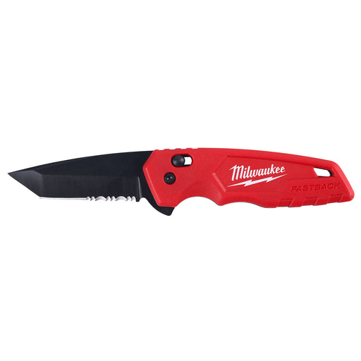 Milwaukee 48-22-1530 8-1/4" FASTBACK Spring Assisted Serrated Knife