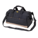 Custom Leathercraft 1165 Works BIGMOUTH 1165 Tote Bag, 22-Pocket, Large Strap/Belt, Polyester Fabric, Black/Khaki