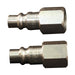 Milton Industries S-1838 3/8" FNPT H Style Plug, 2 Pack