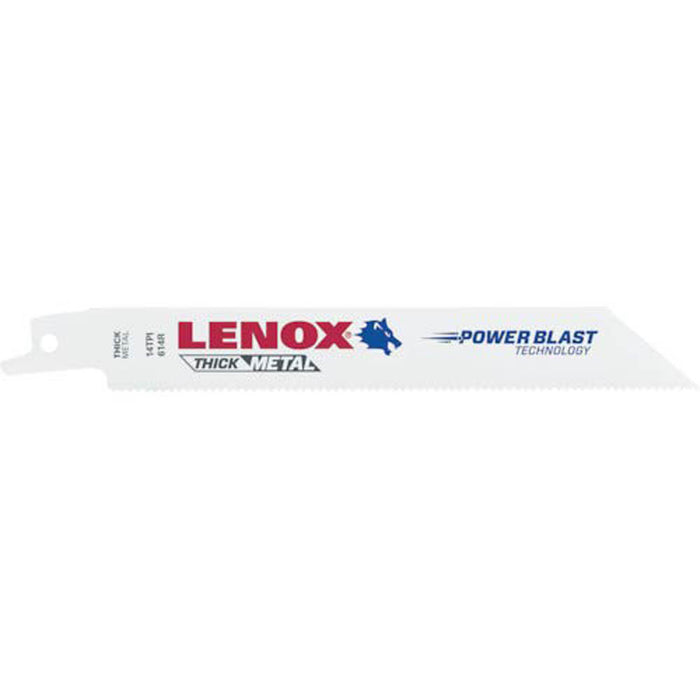 Lenox 20564-614R 6" 14TPI Metal Cutting Reciprocating Saw Blade, Pack of 5