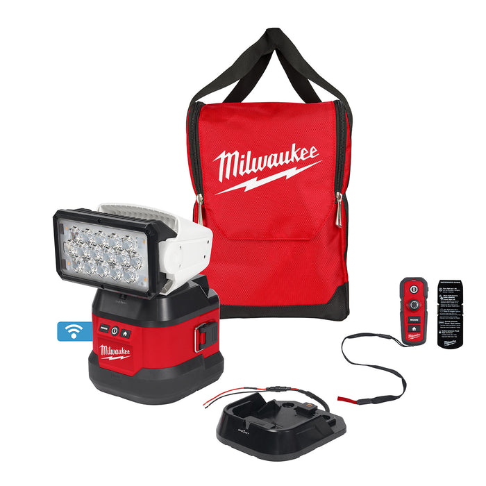 Milwaukee 2123-20 M18 Utility Remote Control Search Light With Portable Base