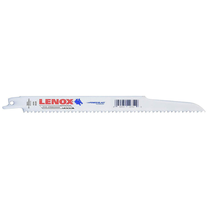 Lenox 22752OSB956R Wood Cutting Reciprocating Saw Blade with Power Blast Technology Bi-Metal 9"