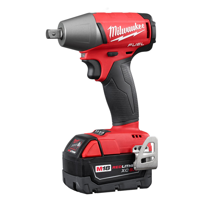 Milwaukee 2755-22 M18 Fuel 1/2" Compact Impact Wrench w/ Pin Detent Kit