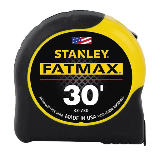Stanley 33-730 Fatmax Rule Tape, 30 Ft L X 1-1/4 In W, Steel