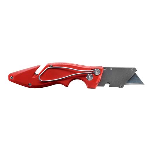 Milwaukee 48-22-1501 Fastback Flip Pocket Utility Knife, 1 In Carbon Steel Double Edge Utility Blade