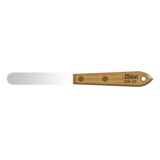 Albion 258-3S Classic Spatula: 5/8" Wide x 3" Long Blade