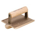 Kraft Tool Co. CF260 5-1/2" x 3" 1/4"R, 3/8"D Medium Bit Bronze Groover with Wood Handle