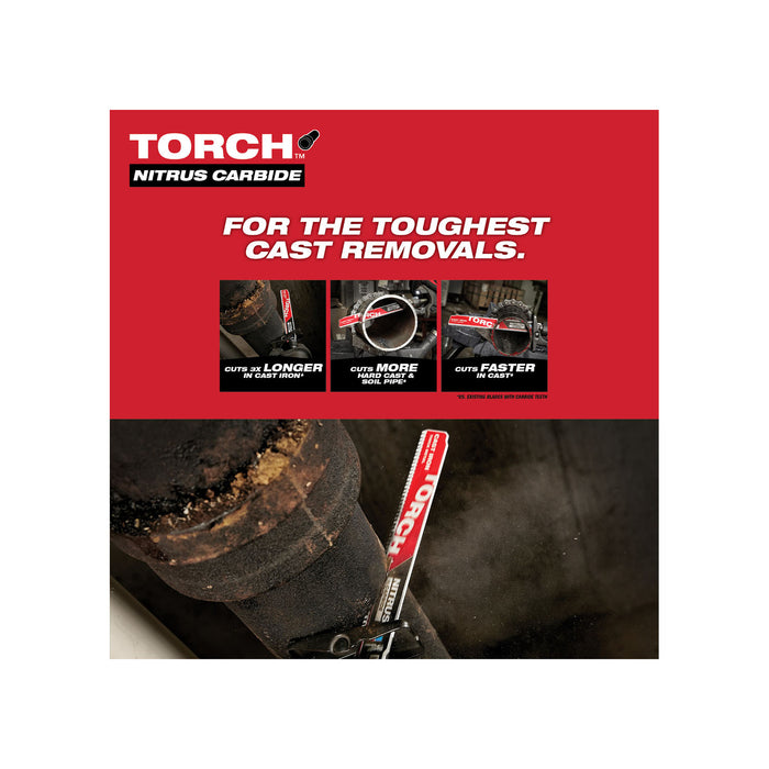 Milwaukee Sawzall Torch With Nitrus Carbide (Multiple Sizes Available)