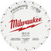 Milwaukee 48-41-0720 7-1/4" Circular Saw Framing Blades with 18 Degree hook angle 10 Pack