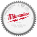 Milwaukee 48-40-4520 Circular Saw Metal Cutting Blades 8"