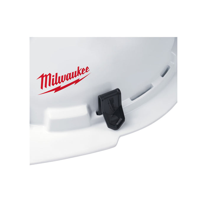 Milwaukee Brim Hard Hats with BOLT Accessories (Front or Full Brim / Class E or Class C) Small Logo