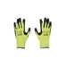 Milwaukee High Visibility Polyurethane Dipped Gloves 12 Pack (Multiple Cut Levels and Sizes Available)