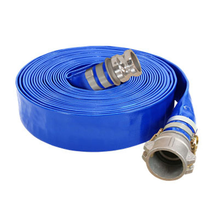 Abbott 1147-3000-50 3" x 50' Blue PVC Discharge Hose