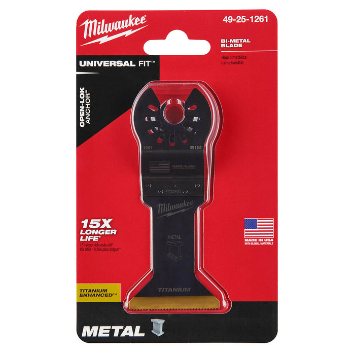 Milwaukee Universal Fit Open-Lok Titanium Enhanced Bi-Metal Multi-Material Blades (Multiple Sizes Available)