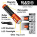 Klein Tools 56412 Rechargeable LED Flashlight With Worklight