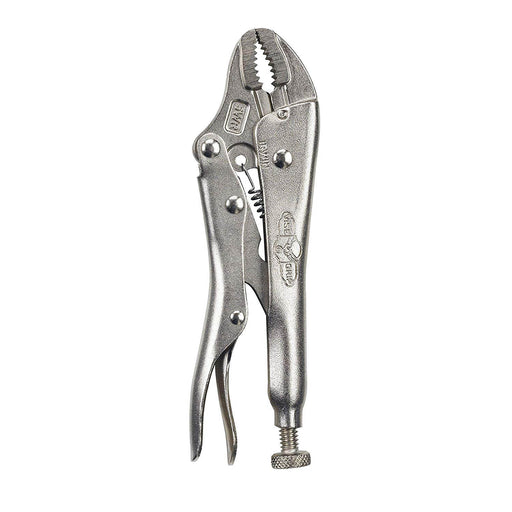 IRWIN 5WR-3 1-1/8-Inch Jaw Capacity 5-Inch Curved Jaw Locking Plier with Wire Cutter