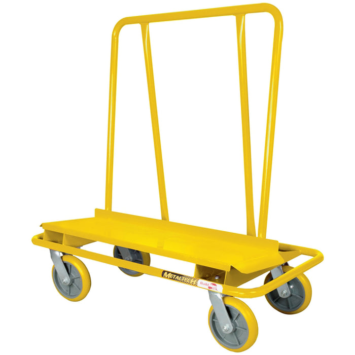 MetalTech I-BMD3131YGR Drywall Cart, 80 lb Weight Capacity, 49-1/4 in OAL, 22-1/4 in OAW