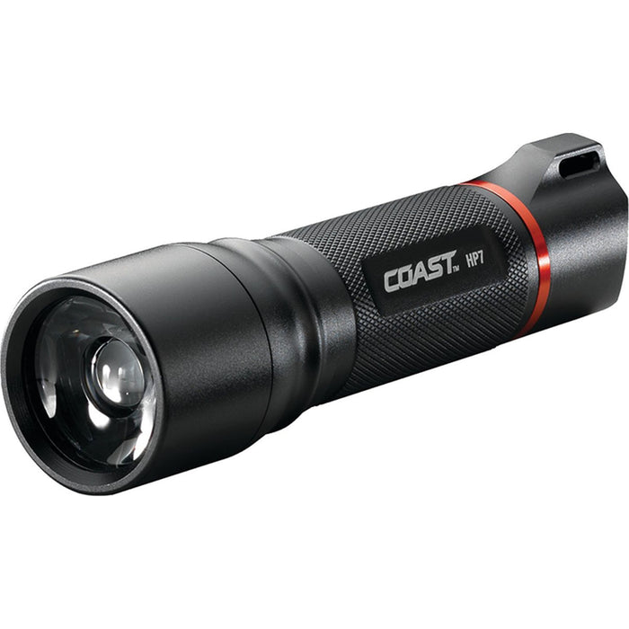 Coast HP8407CP Focusing Flashlight, 1.5 V, LED Lamp, Alkaline Battery, Black