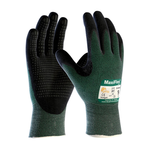 PIP 34-8443 MaxiFlex Cut Gloves Green (Sizes: M, L, XL)