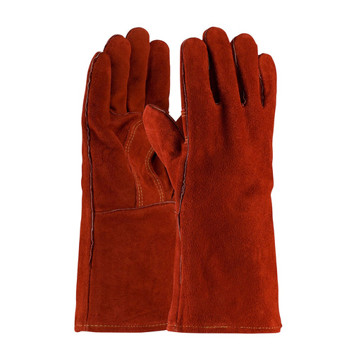 PIP 73-7015 Shoulder Split Cowhide Leather Welder's Glove with Cotton Liner and Kevlar Stitching