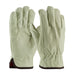 PIP Top Grain Pigskin Leather Glove with Red Thermal Lining - Keystone Thumb