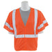ERB Industries 14560 S662 Class 3 Mesh Safety Vest Orange X-Large
