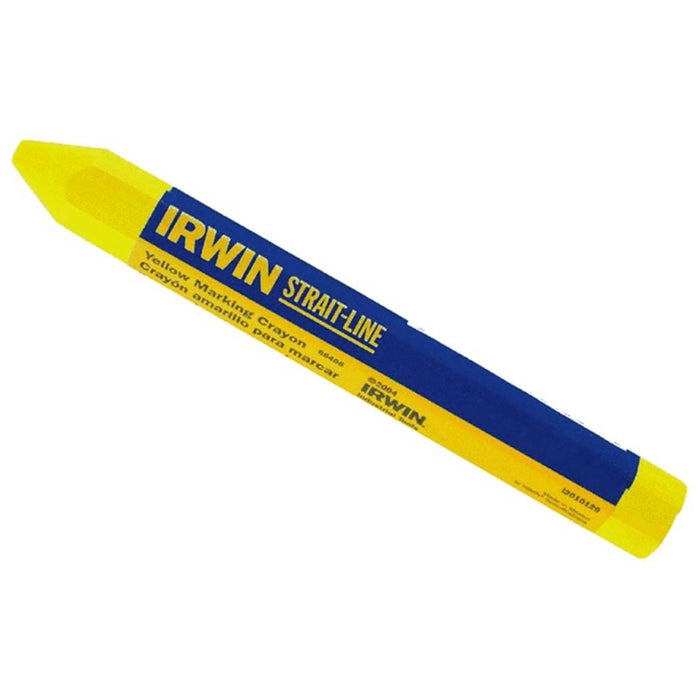 IRWIN 66406 Lumber Crayons, Yellow, 4-1/2", 12 Piece