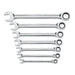 Gearwrench 9317 Ratcheting Wrench Set, 7 Pieces