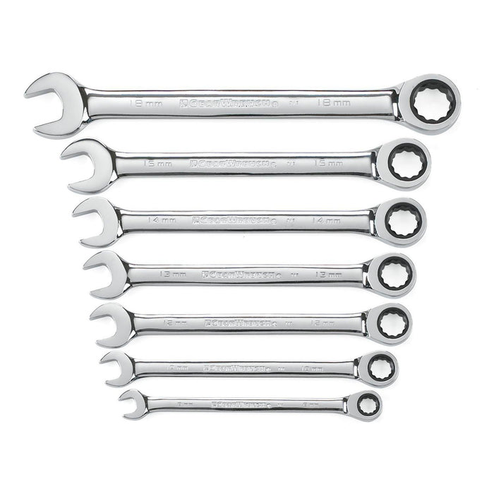 Gearwrench 9417 Ratcheting Wrench Set, 7 Pieces