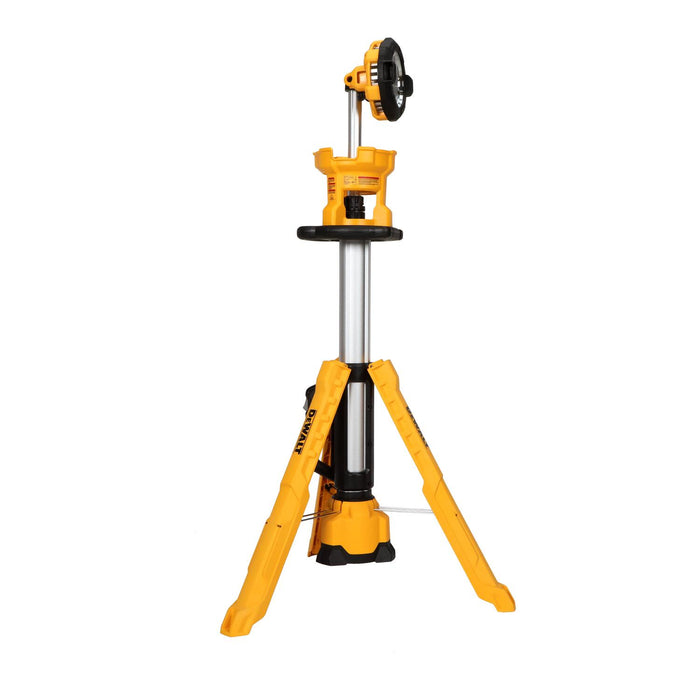 DEWALT 3000-Lumen LED Yellow Battery-operated Stand Work Light in the Work  Lights department at