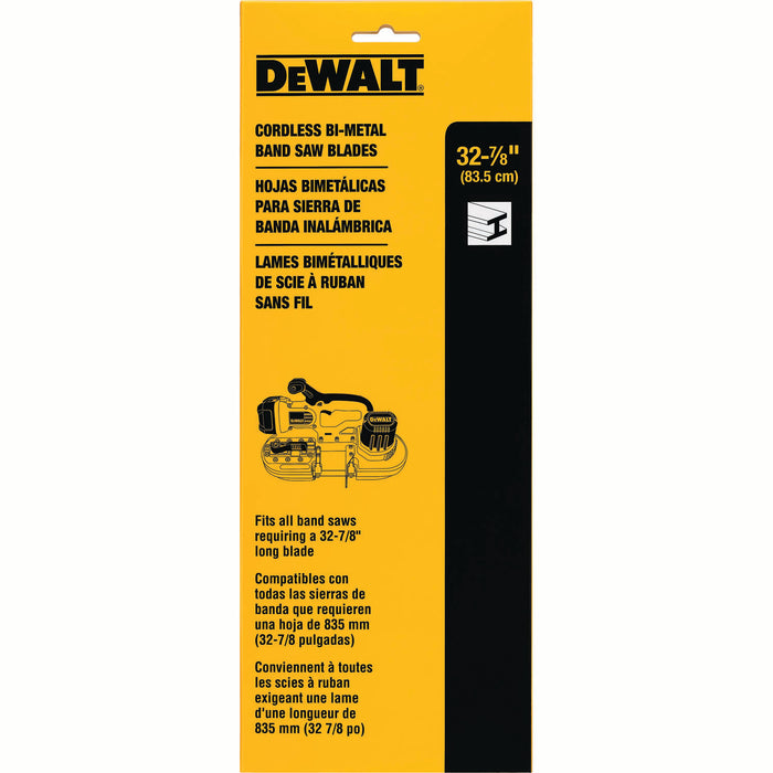 DeWalt DW3983 Bi-Metal Portable Band Saw Blade 44-7/8-in L x 1/2-in W (3 Pack)