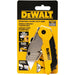DeWalt DWHT10035L Folding Utility Knife, 2-1/2 In X 6-1/4 In L, Black/Yellow/Silver