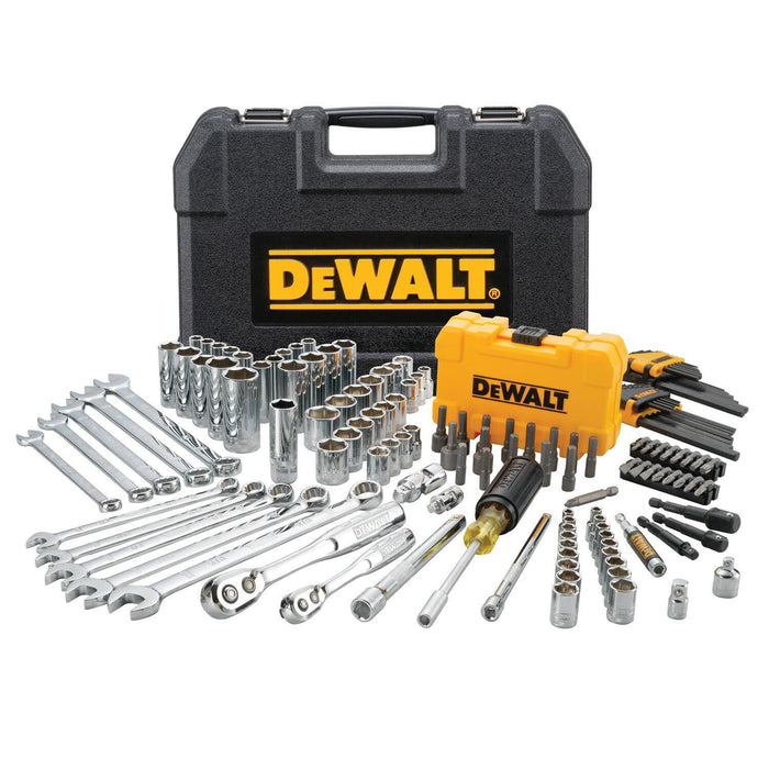 DeWalt DWMT73802 Metric/Sae Socket Wrench Set, 142 Pieces, 1/4 Or 3/8 In, 6 Points