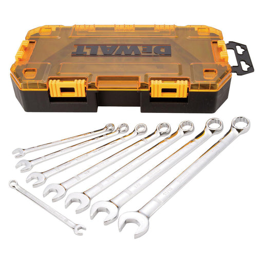 Dewalt DWMT73809 Combination Wrench Set, 8 Pieces, Chrome