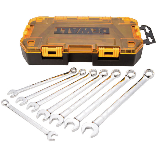 Dewalt DWMT73810 Combination Wrench Set, 8 Pieces, Chrome