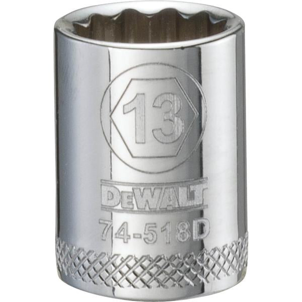 Dewalt 3/8" Drive Metric Sockets 12pt (Sizes: 10mm, 12mm, 13mm, or 14mm)