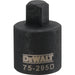 Dewalt DWMT75295OSP Reducing Impact Adapter, 1/2 In Male, 3/4 In Female, Black Oxide