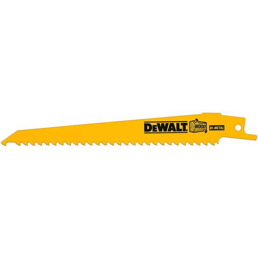 Dewalt wood Cutting Reciprocating Saw Taper Blades 6 Teeth Per Inch, (Blade length: 6", 9", or 12")