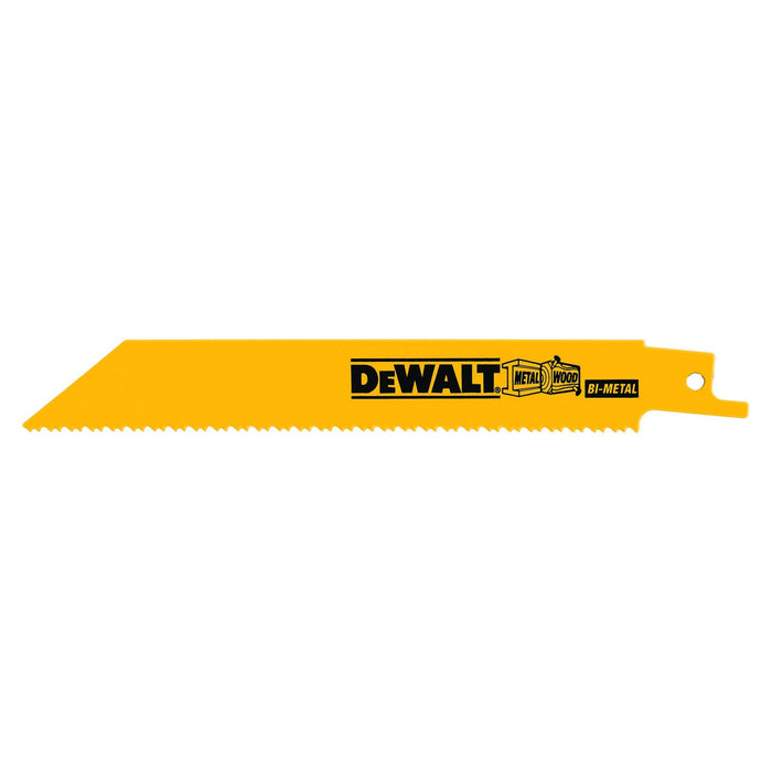 Dewalt DW4845B Straight Reciprocating Saw Blade, 6 In L, 10/14 Tpi
