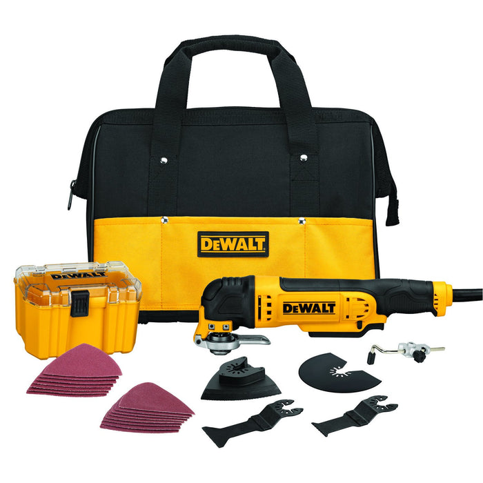 DeWalt DWE315K Oscillating Multi-Tool Kit, 3 A, 0 - 22000 Rpm