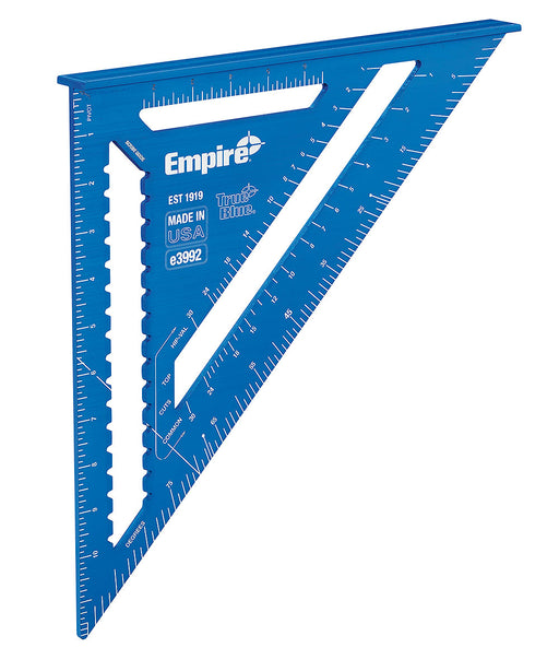 Empire Level E3992 12 in. True Blue Laser Etched Rafter Square