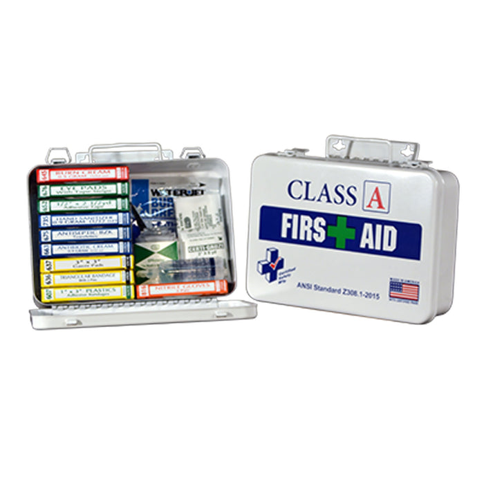 Certified Safety Manufacturing K615-011Plastic First Aid Kit 16PW Class A ANSI Z308.1-2014