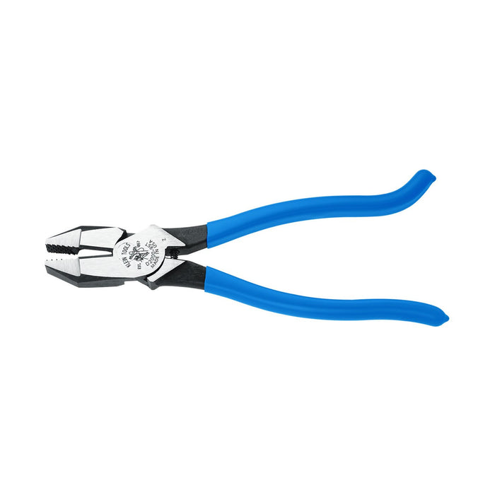 Klein Tools D2000-9ST High Leverage Side Cutting Plier Knurled Jaw, Hook Bend