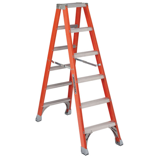 Louisville Ladder FM1506 Ladder Twin Step Fibergls 6Ft
