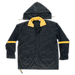 Custom Leathercraft R103 Rain Suit 190T Nylon Fabric, Black/Yellow (Sizes: M, L, XL, 2XL)