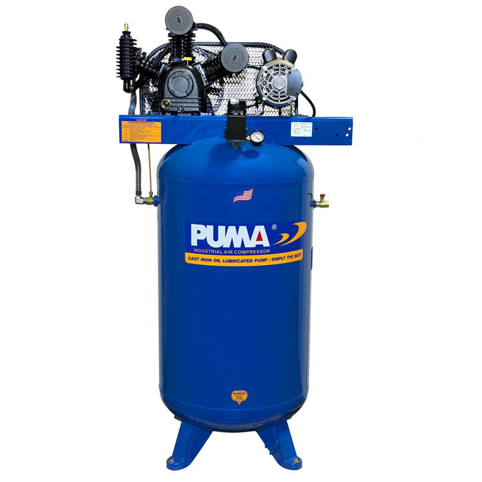 Puma Industries TE6580V Belt-Drive Stationary Vertical Air Compressor