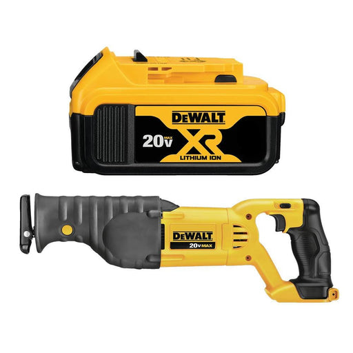 Dewalt PROMO DCS380B And D20 Reciprocating Saw And 20V Max Lithium Ion Battery Pack