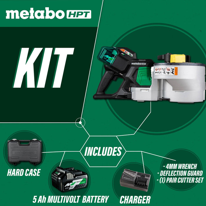 Metabo HPT VB3616DAM MultiVolt™ 36V Brushless Rebar Bender/Cutter 4.0Ah Batteries x 2