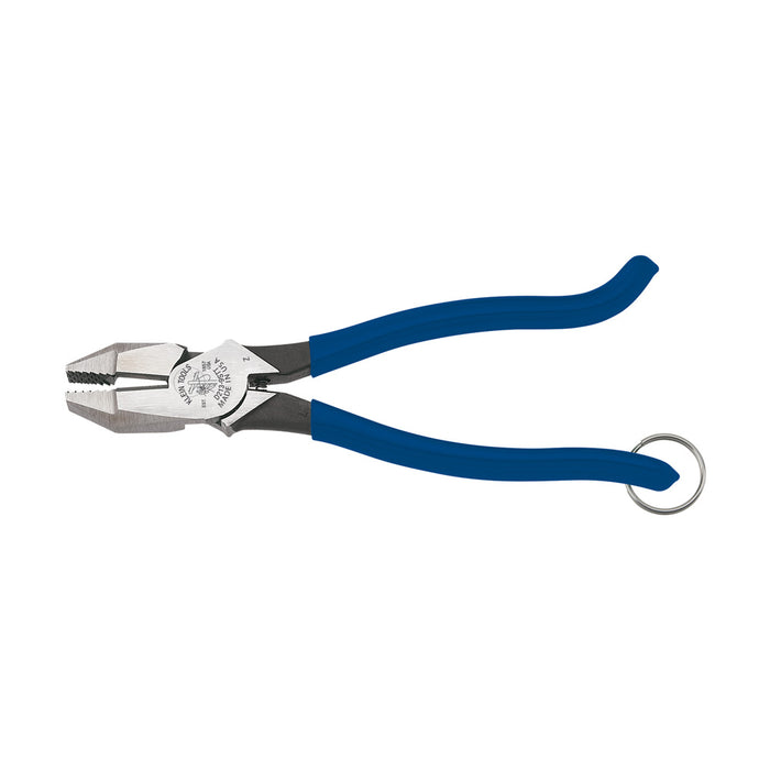 Klein Tools D213-9STT Rebar Work Pliers With Tether Ring, High Leverage